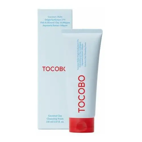 Tocobo - coconut clay cleansing foam, 150ml - oczyszczająca pianka do mycia twarzy z glinką