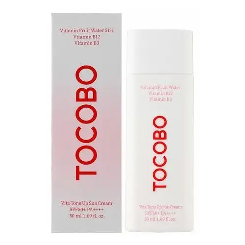 Tocobo - vita tone up sun cream spf50+ pa++++, 50ml - krem z filtrem typu tone up