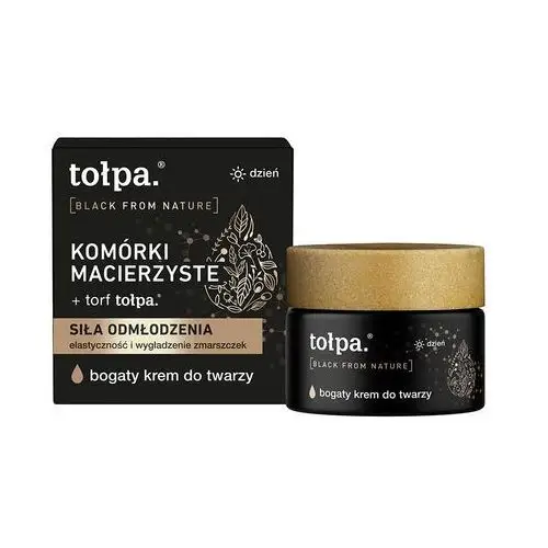 Tołpa. black from nature bogaty krem do twarzy, 50 ml, TBL016