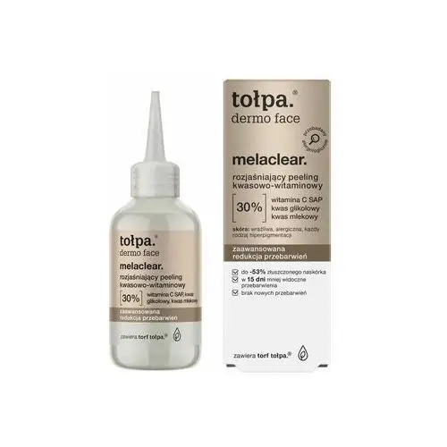 Tołpa. melaclear. rozjaśniający peeling kwasowo-witaminowy, 50 ml