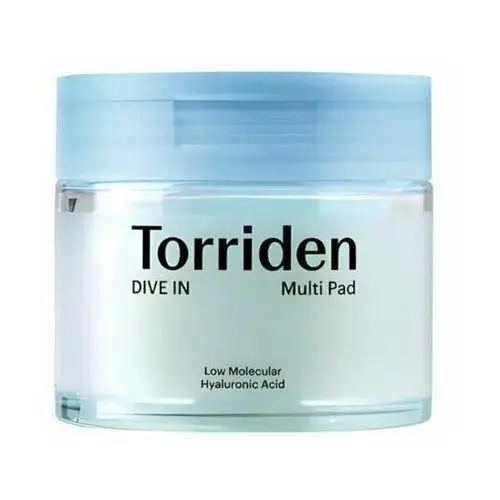 Torriden dive-in low molecule hyaluronic acid multi pad 80ea - kojąco-nawilżające płatki do twarzy