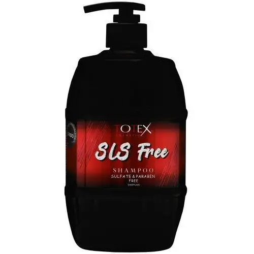 Totex SLS Free Shampoo – łagodny szampon do włosów suchych, zniszczonych i farbowanych, 750 ml