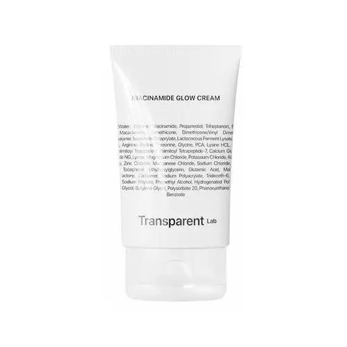 Transparent lab niacinamide glow cream – rozjaśniająconawiżający krem do twarzy z niacynamidem 5% 50 ml