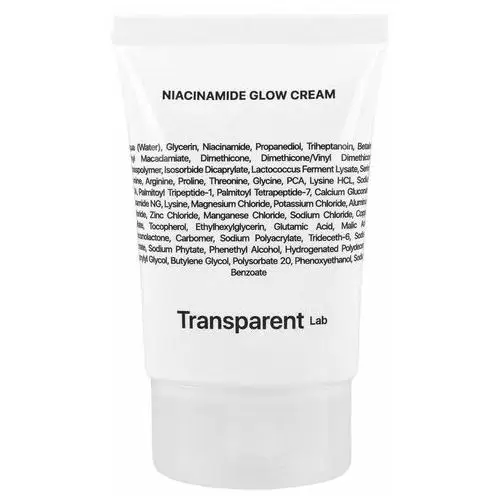 Transparentlab Transparent lab - niacinamide glow cream, 50ml - rozświetlający krem z niacynamidem