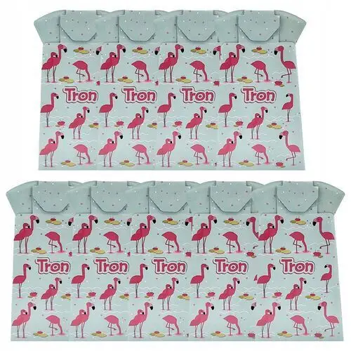 Tron Nocnik Jednorazowy dla Dzieci Podróżny Turystyczny Flamingi 9szt