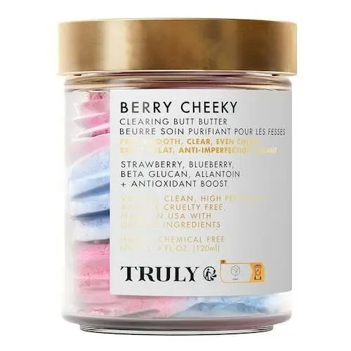 Truly Berry cheeky — masło pielęgnacyjno-oczyszczające do pośladków