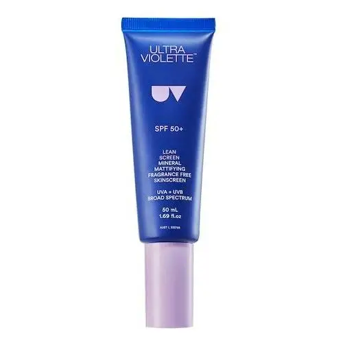 Ultra violette Lean screen spf 50+ – matujący krem przeciwsłoneczny z filtrem mineralnym