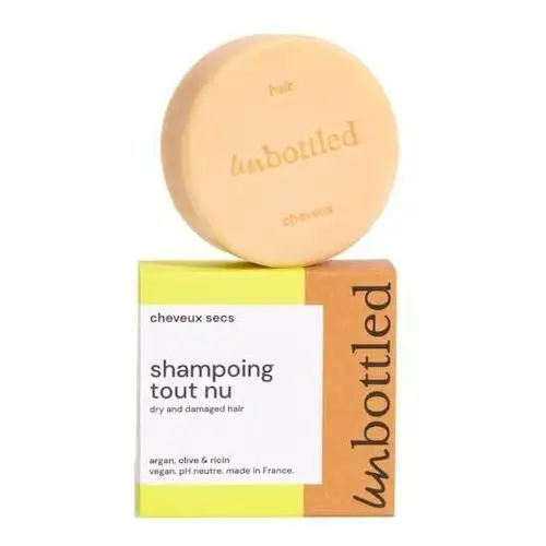 Shampoing tout nu – szampon w kostce do suchych włosów Unbottled