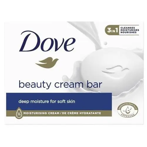 Dove Głęboko Nawilżające Mydło w kostce 3in1 - Beauty Cream 90g, 664664