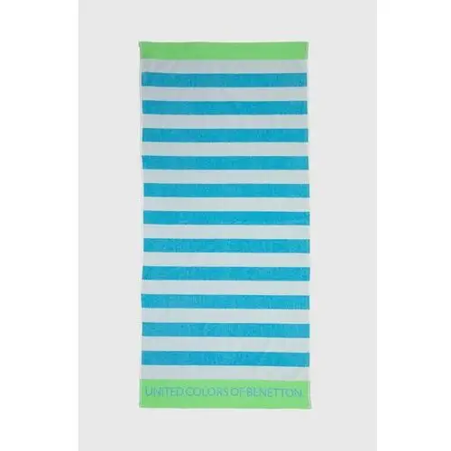 United Colors of Benetton ręcznik bawełniany dziecięcy kolor niebieski, 6BI20800J.K.G.Seasonal
