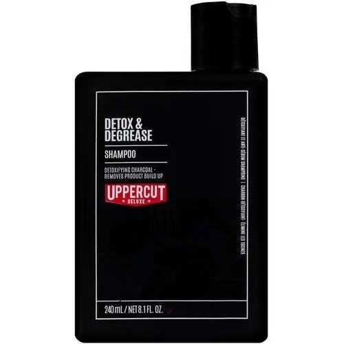 Uppercut deluxe detox&degrease shampoo – oczyszczający szampon do włosów, 240ml