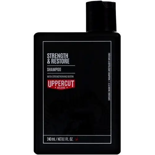 Uppercut deluxe strenght & restore shampoo – wzmacniająco-odbudowujący szampon, 240ml
