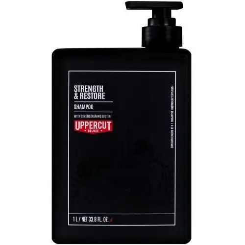 Uppercut deluxe strenght & restore shampoo – wzmacniająco-odbudowujący szampon, 1000ml