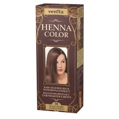 Balsam koloryzujący z ekstraktem z henny 18 Czarna Wiśnia Venita