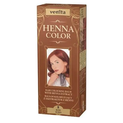Balsam koloryzujący z ekstraktem z henny 8 Rubin Venita,75