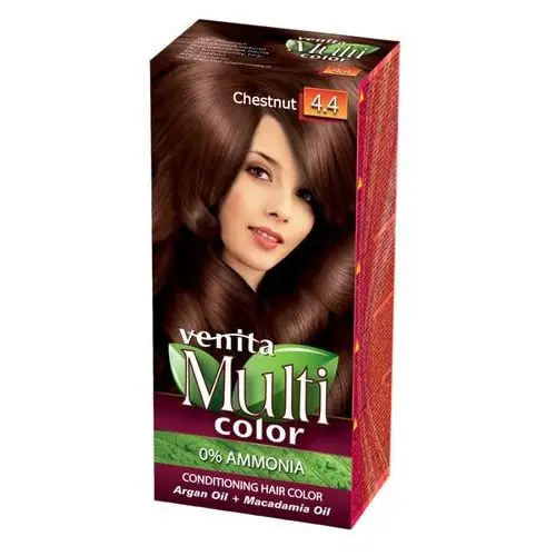 Farba do włosów 4.4 Kasztanowy Brąz Venita, kolor kasztan