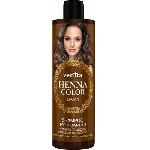 VENITA Henna Color Szampon do włosów w odcieniach brązowych - Brown 300ml