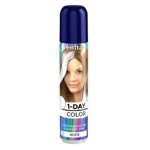 Koloryzujący spray do włosów biały Venita