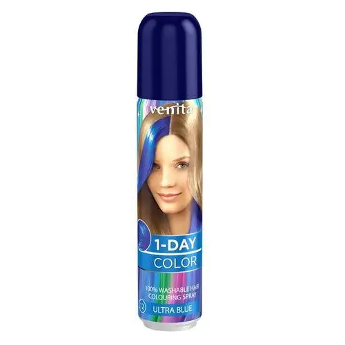 Venita Koloryzujący spray do włosów szafirowy błękit