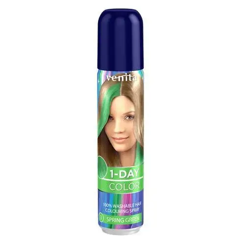 Koloryzujący spray do włosów Wiosenna Zieleń Venita
