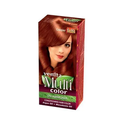 Venita, Multi Color, farba do włosów, 6.46 Miedziany