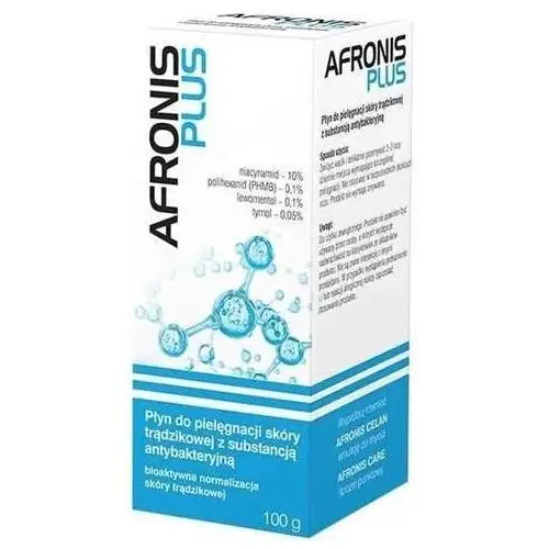 Afronis Plus Płyn do pielęgnacji skóry trądzikowej z substancją antybakteryjną 100ml- krótka data