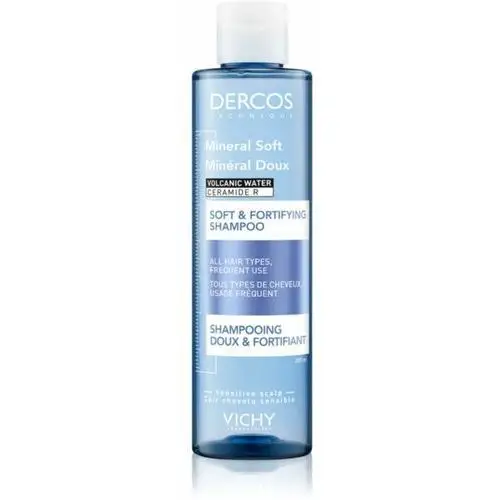 Vichy Dercos Mineral Soft szampon wzmacniający do wszystkich rodzajów włosów 200 ml