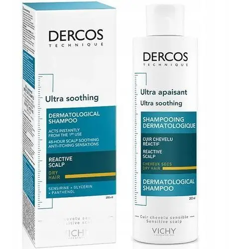 Vichy Dercos Szampon ultrakojący włosy suche 200ml