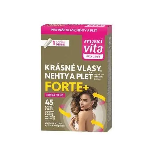 Vitar, s.r.o. Maxi vita exclusive piękne włosy, paznokcie i skóra 45 tabletek