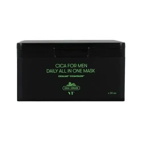 Cica for men daily all in one mask, 30 szt. - zestaw masek w płachcie dla mężczyzn Vt cosmetics