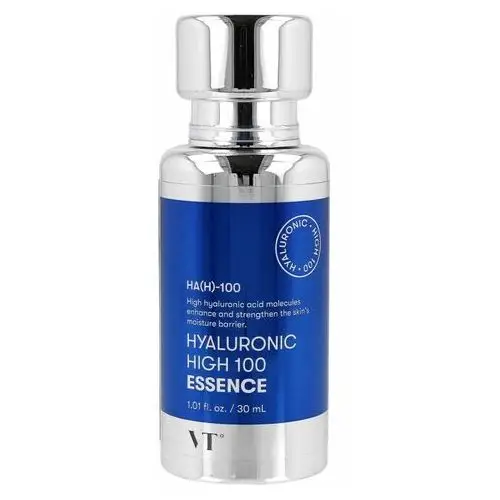 Vt cosmetics hyaluronic high 100 essence 30ml - intensywna esencja/serum o działaniu nawilżającym