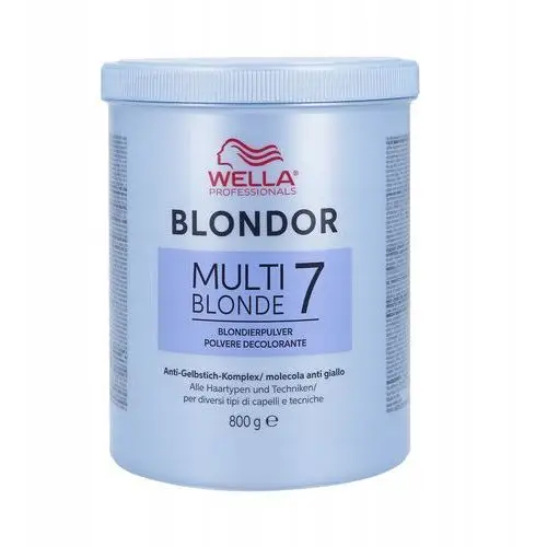 Wella Blondor Multi Blonde 7 Powder, Rozjaśniacz Bezpyłowy 800g