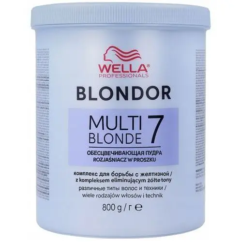 Wella Blondor Multi Blonde 7 Rozjaśniacz w Proszku Do Włosów 800g