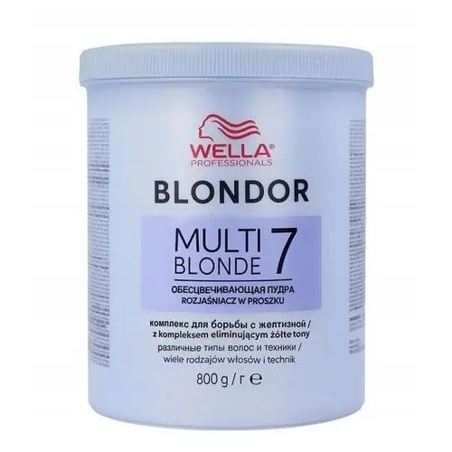 Wella blondor multi blonde Rozjaśniacz do włosów do 7 tonów 800g, kolor blond