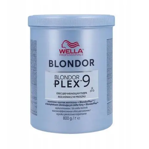 Wella Blondorplex Rozjaśniacz z Plexem do 9 Tonów 800g, kolor blond