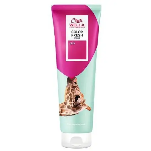 Wella color fresh pink mask 150ml koloryzująca maska do włosów w odcieniach blondu