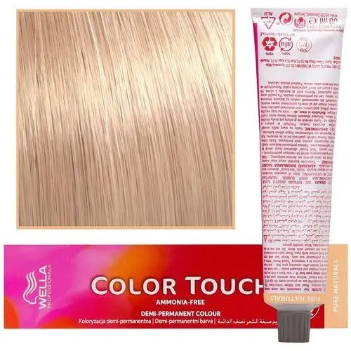 Wella color touch profesjonalna farba do włosów 60 ml 10/05 najjaśniejszy blond naturalny mahoniowy