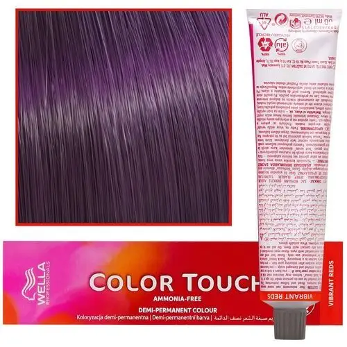 WELLA COLOR TOUCH profesjonalna farba do włosów 60 ml 5/66 Jasny Brąz Fioletowy Intensywny, kolor brąz