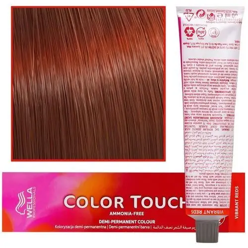 Color touch profesjonalna farba do włosów 60 ml 7/4 średni blond czerwony Wella