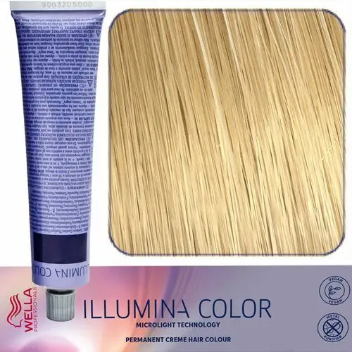 Wella Illumina Color - profesjonalna farba do włosów, 60ml 9/37 - Bardzo Jasny Blond Złoto Brązowy, kolor brąz
