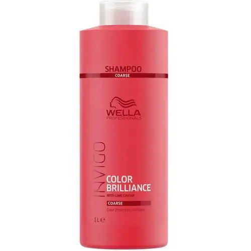 Wella invigo color brilliance, szampon do włosów farbowanych, grubych, 1000ml,049