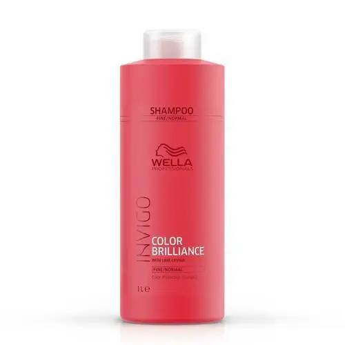 Wella invigo color brilliance, szampon do włosów farbowanych, grubych, 1000ml,049