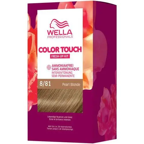 Wella professionals color touch rich natural pearl blonde 8/81 (130 ml)