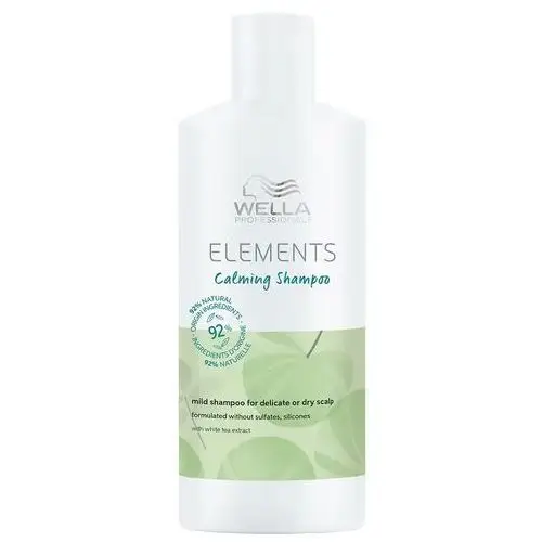 Elements calming shampoo łagodzący szampon do włosów 500ml Wella professionals