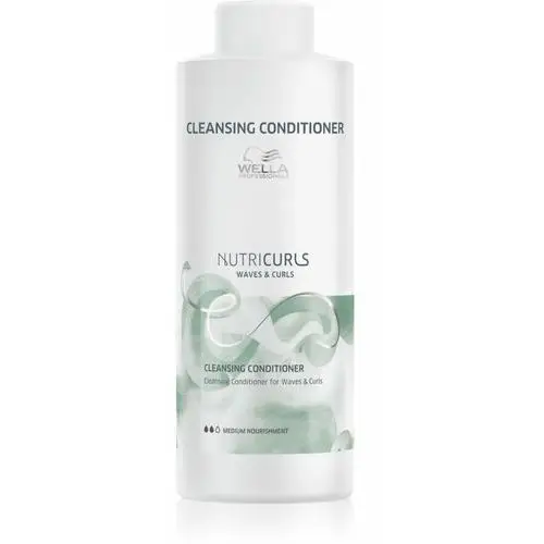 Nutricurls waves & curls odżywka oczyszczająca do włosów kręconych i falowanych 1000 ml Wella professionals