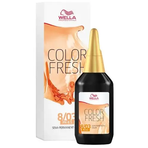Wella Color Fresh 8/03 Light Blonde Natural Gold (75ml),603