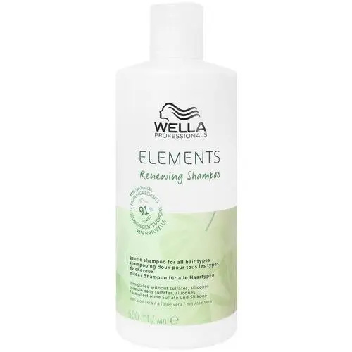 Wella professionals Wella elements renewing, szampon do wszystkich rodzajów włosów, 500ml