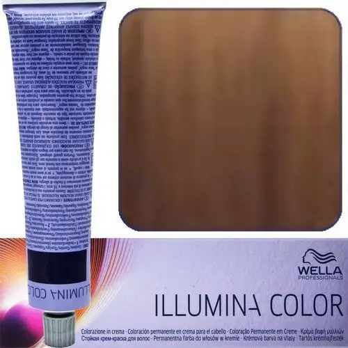 Wella illumina, farba do włosów 60ml 7/3 - średni złoty blond