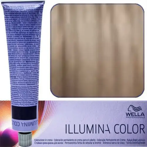 Wella professionals Wella illumina, farba do włosów 60ml 8/05 - jasny blond naturalny mahoniowy