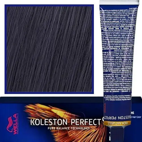 Wella koleston perfect me profesjonalna farba do koloryzacji włosów 60ml 2/8 perłowy czarny Wella professionals